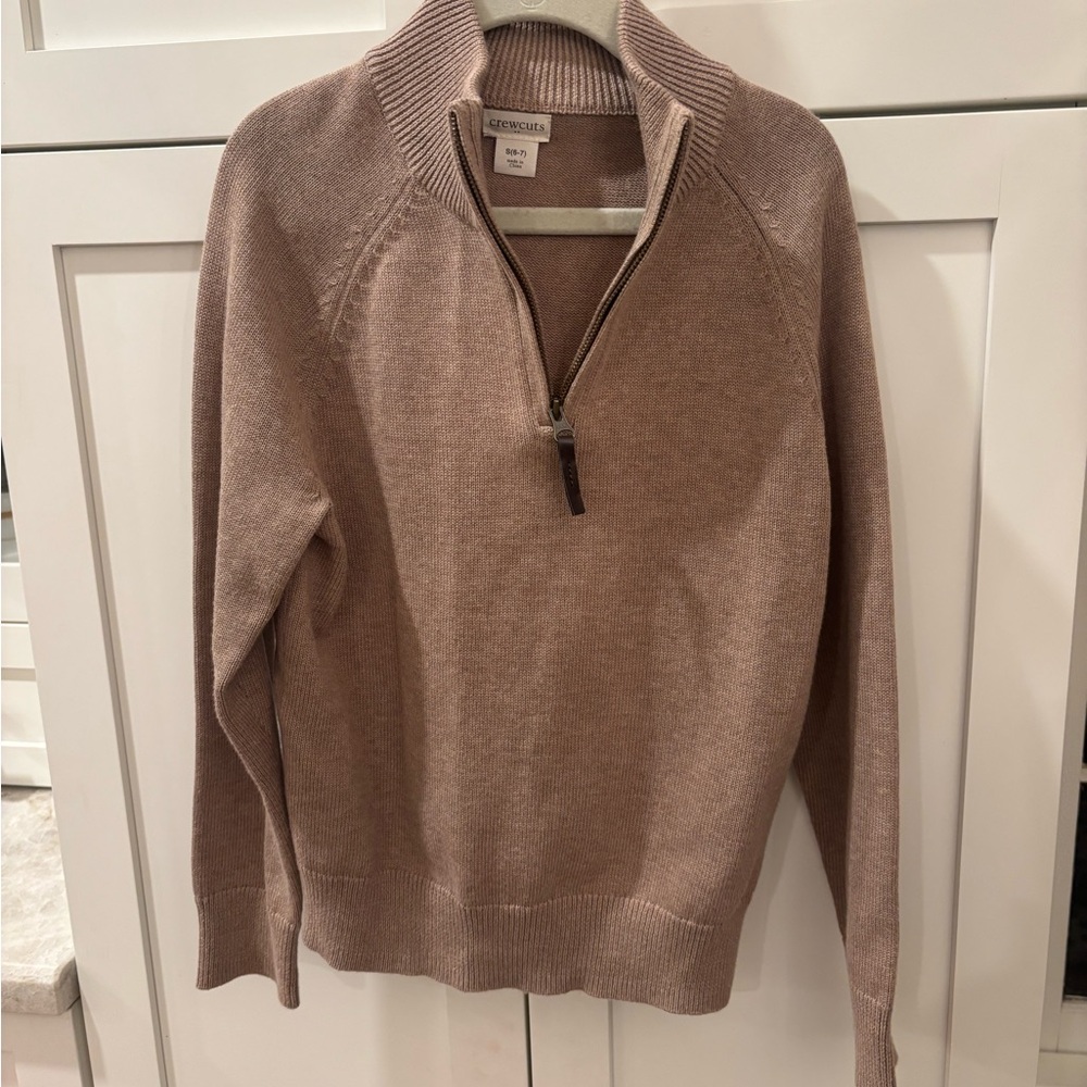 Boys Quarter Zip Sweater